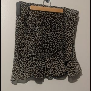 Animal print skirt